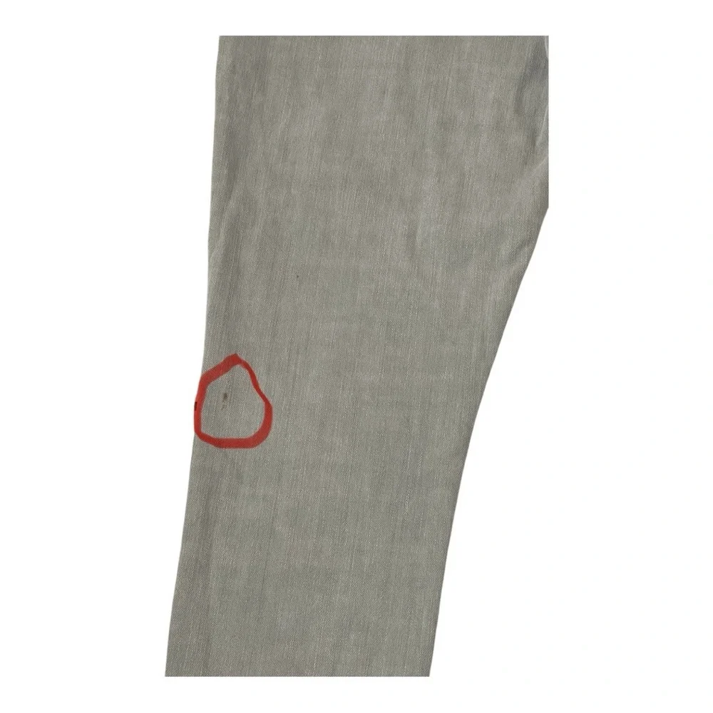 Current/Elliott The Stiletto Jeans Womens 27 Grey Good Distressed Raw Hem‎ Crop